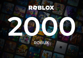 How Much Robux Do You Get For 1 5 And 10 Robux Prices In 2026 Roblox Card 2000 Robux Key GLOBAL 320x320 